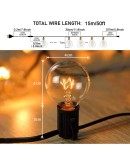 Водоустойчива LED светеща гирлянда 5м или  10м с  G40 за градина и тераса