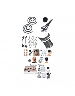 Комплект за професионални прически Hairagami Total Hair Makeover 12 Piece Kit