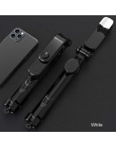 Компактен bluetooth, телескопичен селфи стик и трипод 2 в 1, с LED осветление