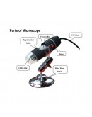 USB дигитален микроскоп, с 1000x увеличение, LED осветление