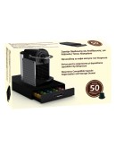 Чекмедже с органайзер за 50 капсули за кафе тип Nespresso черен цвят