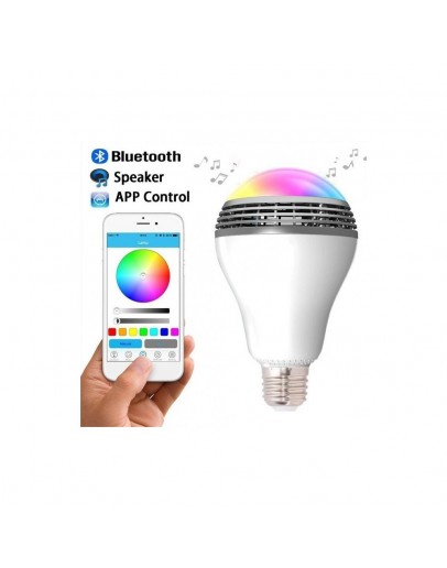 Цветна Bluetooth Smart LED Крушка с Високоговорител