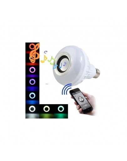 Смарт крушка с Bluetooth управление и високоговорител