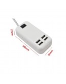 USB зарядно с 4 порта за компютър 15W