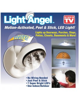 LED лампа Light Angel, с датчик за движение Бяла светлина диоди