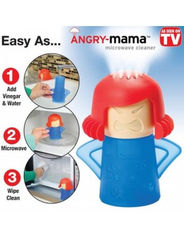 Компактен чистач Angry Mama за бързо почистване на микровълновата печка