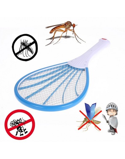 Електрическа мухобойка срещу летящи насекоми, мухи и комари