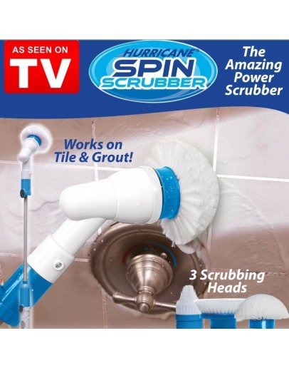 ЧЕТКА ЗА ПОЧИСТВАНЕ НА БАНЯ SPIN SCRUBBER - ЕЛЕКТРИЧЕСКА