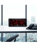 LED електронен часовник CX-2158, свети в червено