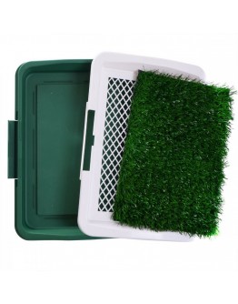 Кучешка тоалетна POTTY PATCH, Решетка и изкуствена трева