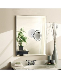 Огледало за грим с LED светлина и увеличение 10Х - захващане чрез вакуум