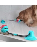 Играчка за кучета с улеи за слагане на гранули и вендуза захващане