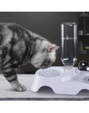 Дозираща купичка за вода и купичка за храна за котки