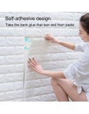 Самозалепващ 3D тапет тухли за стена