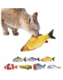 Котешка играчка - плюшена риба