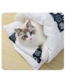 Спален чувал с възглавничка за котки
