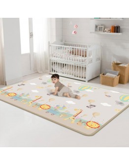 Детски водоустойчив двулицев килим / мека постелка за игра 200х180х1см