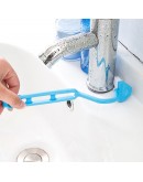 Извита Мини четка за лесно почистване под ръба на тоалетната чиния