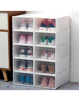 Пластмасови кутии за съхранение на обувки с прозрачен капак