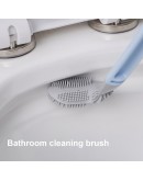 Силиконова четка с Г – образна форма за почистване на тоалетната чиния