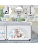 Детска кошара за игра с –  1.5 х 2 метра сива