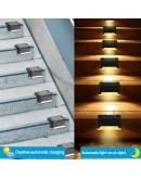 LED соларна лампа за стълби, парапети и др