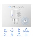Смарт Wifi контакт за 20 ампера - за климатик, бойлер, печка и др