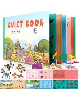 Монтесори книга за деца - QUIET BOOK 