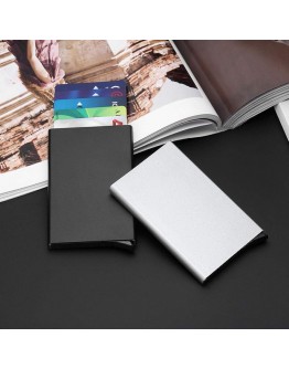 Картодържател с RFID Защита за Безконтактни Карти - Алуминиев