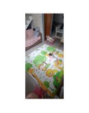 Сгъваемо детско килимче за игра, топлоизолиращо 160x180x1cm. Трафик и Джунгла