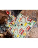 Сгъваемо детско килимче за игра, топлоизолиращо 150x180x1cm Превозни средства  и Животни в самолет