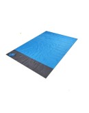 Голяма постелка за плаж незадържаща пясък - 210x100см