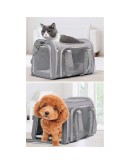 Транспортна чанта за котка или куче с дишащи мрежи 50x34x34см