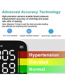 Електронен апарат за кръвно налягане за ръка с голям LCD дисплей