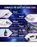 Мини Конзола с HDMI 4K Изход  Включва 2 Безжични Джойстика и 64GB Карта