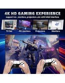 Мини Конзола с HDMI 4K Изход  Включва 2 Безжични Джойстика и 64GB Карта
