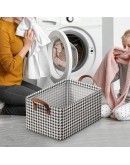 Органайзер за Гардероб  Текстилна Кутия с Картонено Дъно, 40х28х20 см