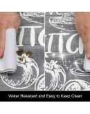 Водоустойчиви Килимчета за Кухня  PVC, Антиплъзгаща Основа, 1 см Дебелина