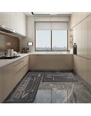 Комплект Водоустойчиви Килимчета за Кухня 45x75см и 45x120см