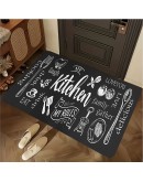 Комплект килимчета за кухня от две части 40x60см и 40x120см полиестер