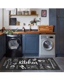 Комплект килимчета за кухня от две части 40x60см и 40x120см полиестер