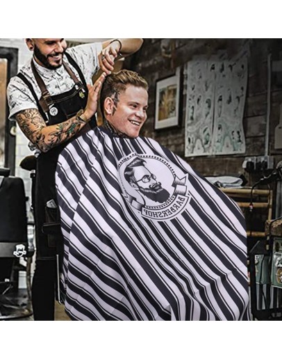 Стилна фризьорска престилка BARBERSHOP за професионална употреба