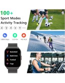 Смарт часовник TechONE Wand Pro черен с метална каишка в комплекта
