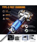 Ръчна Акумулаторна Прахосмукачка – Мощна 16000PA за Кола и Дом, USB-C Зареждане