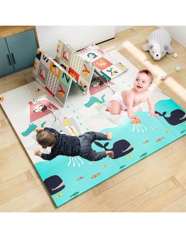 Компактно сгъваемо меко килимче за игра 150x180 см за под