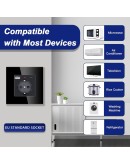 Единичен Контакт с USB-A и USB Type-C Портове – 16A, 250V