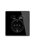 Модерен 230 V Контакт с 2 USB Порта