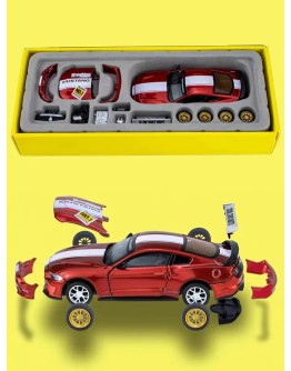 Червен Метален Макет на Ford Mustang GT 1:24  Колекционерски
