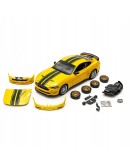 Ford Mustang GT Die-cast 1:24  Жълта Метална Количка с Допълнителни Тунинг Части