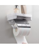Поставка за тоалетна хартия с рафт за телефон